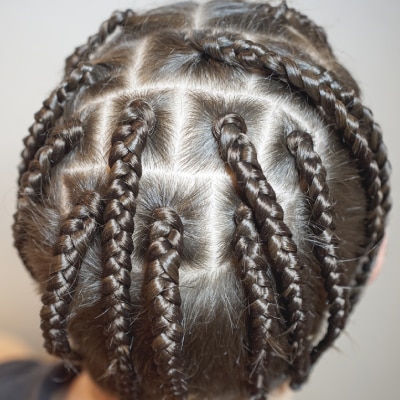 KNOTLESS BOX BRAIDING